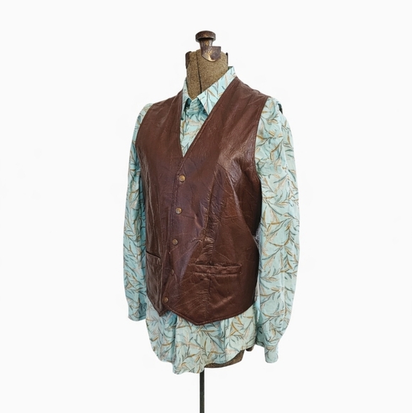 Ken's Leather Other - Vintage Ken's Leather Pigskin Vest